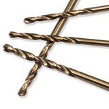 Maxbell 10 Pieces Twist Drill Bit Heat Resistance Twist Drill Bit for Metal Copper