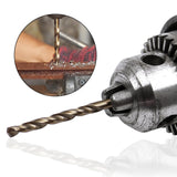 Maxbell 10 Pieces Twist Drill Bit Heat Resistance Twist Drill Bit for Metal Copper