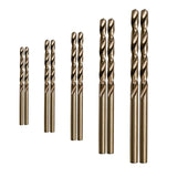 Maxbell 10 Pieces Twist Drill Bit Heat Resistance Twist Drill Bit for Metal Copper