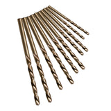 Maxbell 10 Pieces Twist Drill Bit Heat Resistance Twist Drill Bit for Metal Copper