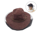 Maxbell Beekeeper Veil Hat Beekeeping Cowboy Hat for Outdoor Professional Beekeeper