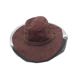 Maxbell Beekeeper Veil Hat Beekeeping Cowboy Hat for Outdoor Professional Beekeeper