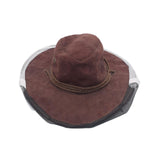 Maxbell Beekeeper Veil Hat Beekeeping Cowboy Hat for Outdoor Professional Beekeeper