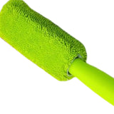 Maxbell Car Wheel Brush Wash Tool Reusable for Fenders Engines Door Plugs Green
