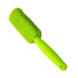 Maxbell Car Wheel Brush Wash Tool Reusable for Fenders Engines Door Plugs Green