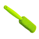 Maxbell Car Wheel Brush Wash Tool Reusable for Fenders Engines Door Plugs Green