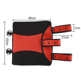 Maxbell Nonslip Maternity Car Adjuster Cushion Safe for Pregnancy Moms Red
