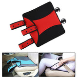 Maxbell Nonslip Maternity Car Adjuster Cushion Safe for Pregnancy Moms Red