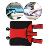 Maxbell Nonslip Maternity Car Adjuster Cushion Safe for Pregnancy Moms Red