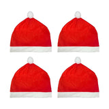 Maxbell 4x Creative Santa Hat Car Headrest Covers Car Interior Accessories Props