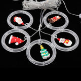 Maxbell Christmas String Lights Garden Fence Door Lawn Waterproof LED Fairy Lights Santa