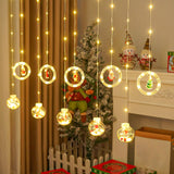 Maxbell Christmas String Lights Garden Fence Door Lawn Waterproof LED Fairy Lights Christmas Tree