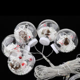 Maxbell Christmas String Lights Garden Fence Door Lawn Waterproof LED Fairy Lights Snowman