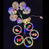 Maxbell Christmas String Lights Garden Fence Door Lawn Waterproof LED Fairy Lights Snowman