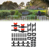 Maxbell Drip Irrigation System Kit Automatic Drip Sprinkler for Greenhouse Patio 52pcs