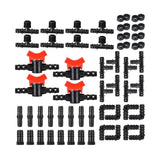 Maxbell Drip Irrigation System Kit Automatic Drip Sprinkler for Greenhouse Patio 52pcs