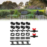 Maxbell Drip Irrigation System Kit Automatic Drip Sprinkler for Greenhouse Patio 42pcs