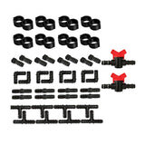 Maxbell Drip Irrigation System Kit Automatic Drip Sprinkler for Greenhouse Patio 42pcs