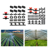 Maxbell Drip Irrigation System Kit Automatic Drip Sprinkler for Greenhouse Patio 42pcs