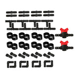 Maxbell Drip Irrigation System Kit Automatic Drip Sprinkler for Greenhouse Patio 42pcs