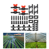 Maxbell Drip Irrigation System Kit Automatic Drip Sprinkler for Greenhouse Patio 42pcs