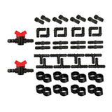 Maxbell Drip Irrigation System Kit Automatic Drip Sprinkler for Greenhouse Patio 42pcs