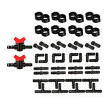 Maxbell Drip Irrigation System Kit Automatic Drip Sprinkler for Greenhouse Patio 42pcs