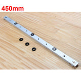 Maxbell T-Track Miter Bar Aluminum Alloy Woodworking Tool Table Saw Gauge Rod Sleds 450mm