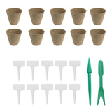 Maxbell 20 Pack Nursery Pots Seedling Planting Kit for Greenhouse Vegetable Flowers