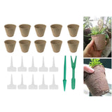 Maxbell 20 Pack Nursery Pots Seedling Planting Kit for Greenhouse Vegetable Flowers