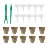 Maxbell 20 Pack Nursery Pots Seedling Planting Kit for Greenhouse Vegetable Flowers