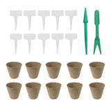 Maxbell 20 Pack Nursery Pots Seedling Planting Kit for Greenhouse Vegetable Flowers