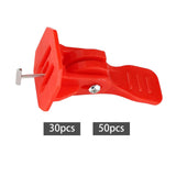 Maxbell Tile Leveler Adjuster Positioning Locator Spacers Reusable for Floor Tile 30pcs