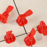 Maxbell Tile Leveler Adjuster Positioning Locator Spacers Reusable for Floor Tile 50pcs