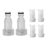 Maxbell 6Pcs Water Connector Filter Car Washer Adapter for K2 K3 K4 K5 K6 K7 Series