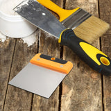 Maxbell Putty Knife Stainless Steel for Spreading Scraping Walls Repairing Drywall 4inch