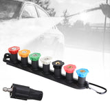 Maxbell Pressure Washer Nozzle Tips Set 4000 PSI Durable for Irrigate, Clean Floors 7 Nozzle Tips