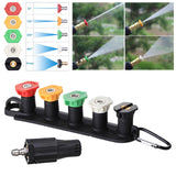 Maxbell Pressure Washer Nozzle Tips Set 4000 PSI Durable for Irrigate, Clean Floors 7 Nozzle Tips