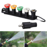Maxbell Pressure Washer Nozzle Tips Set 4000 PSI Durable for Irrigate, Clean Floors 5 Nozzle Tips