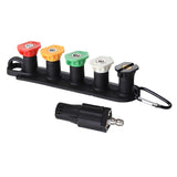 Maxbell Pressure Washer Nozzle Tips Set 4000 PSI Durable for Irrigate, Clean Floors 5 Nozzle Tips