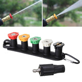 Maxbell Pressure Washer Nozzle Tips Set 4000 PSI Durable for Irrigate, Clean Floors 5 Nozzle Tips