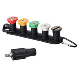 Maxbell Pressure Washer Nozzle Tips Set 4000 PSI Durable for Irrigate, Clean Floors 5 Nozzle Tips