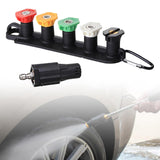 Maxbell Pressure Washer Nozzle Tips Set 4000 PSI Durable for Irrigate, Clean Floors 5 Nozzle Tips