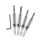 Maxbell 4 Pieces HSS Self Centering Drill Bit 1/4" Hex Shank for Door Cabinet Hinge