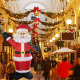 Maxbell Inflatable Santa 180cm Decor Doll Gift Toy Decor for Holiday Lawn Yard