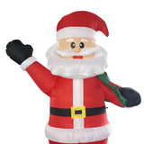 Maxbell Inflatable Santa Toys 180cm Santa Polyester Decor Doll for Christmas