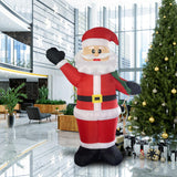 Maxbell Inflatable Santa Toys 180cm Santa Polyester Decor Doll for Christmas