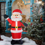 Maxbell Inflatable Santa Toys 180cm Santa Polyester Decor Doll for Christmas