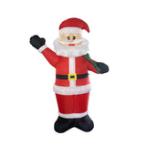 Maxbell Inflatable Santa Toys 180cm Santa Polyester Decor Doll for Christmas