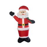 Maxbell Inflatable Santa Toys 180cm Santa Polyester Decor Doll for Christmas